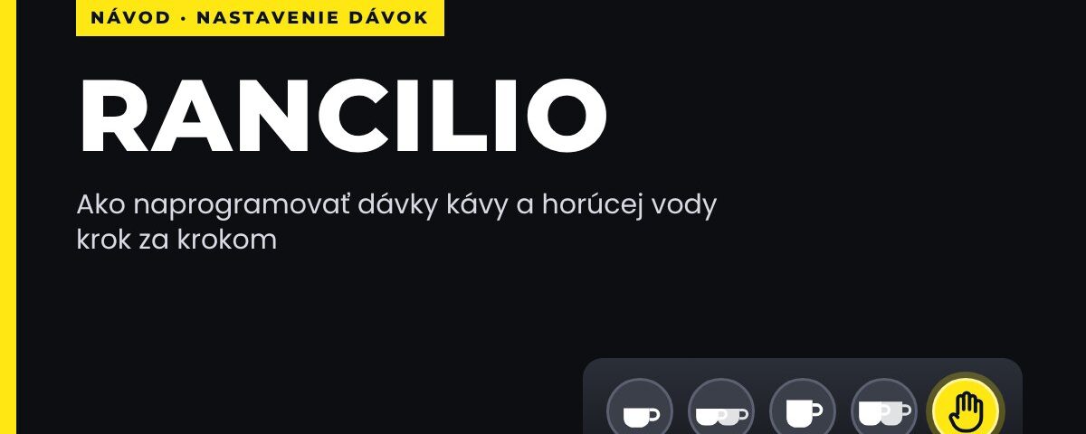 Ako nastaviť dávky na kávovare Rancilio