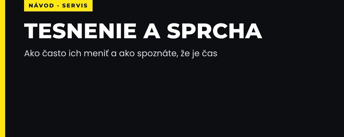 Ako často meniť tesnenie páky a sprchu